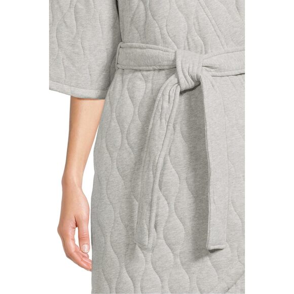 Women's Zellwood Quilted Wrap, Grey Heather, 9523 - Picture 4 of 4